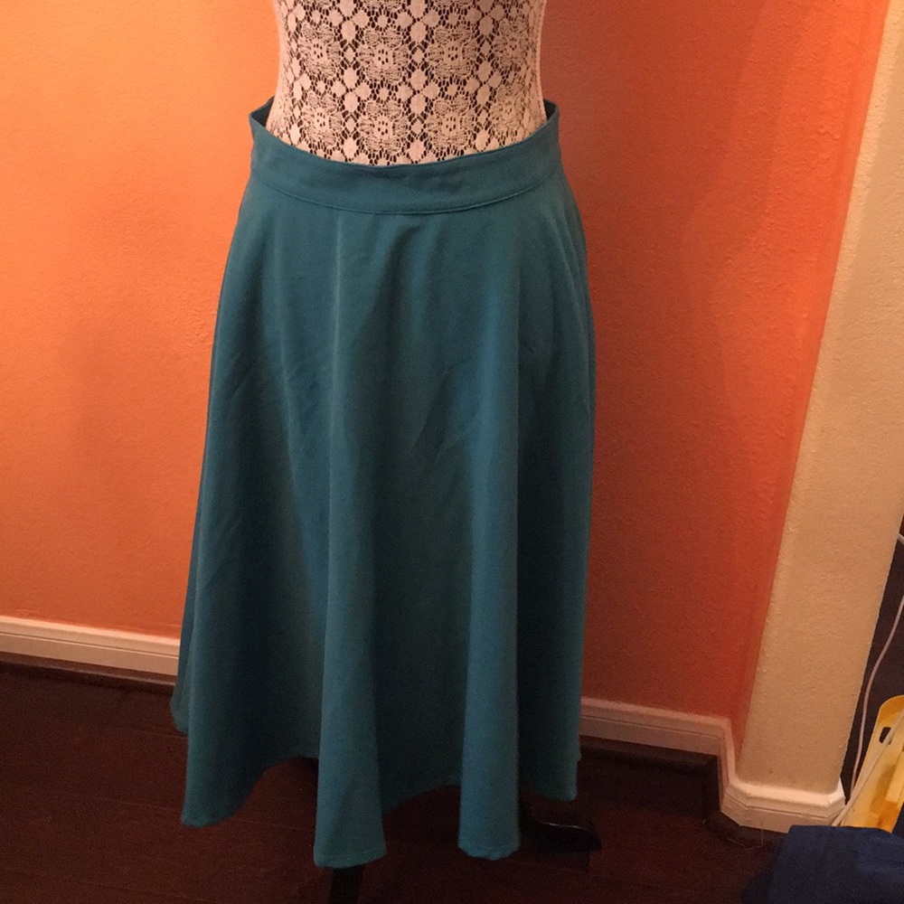 Blue skirt